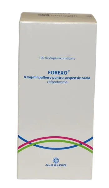 Forexo suspensie orala 8mg/ml, 100ml, Alkaloid 