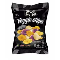 Veggie chips cu sare de mare, Rainforest, 57g, Samai