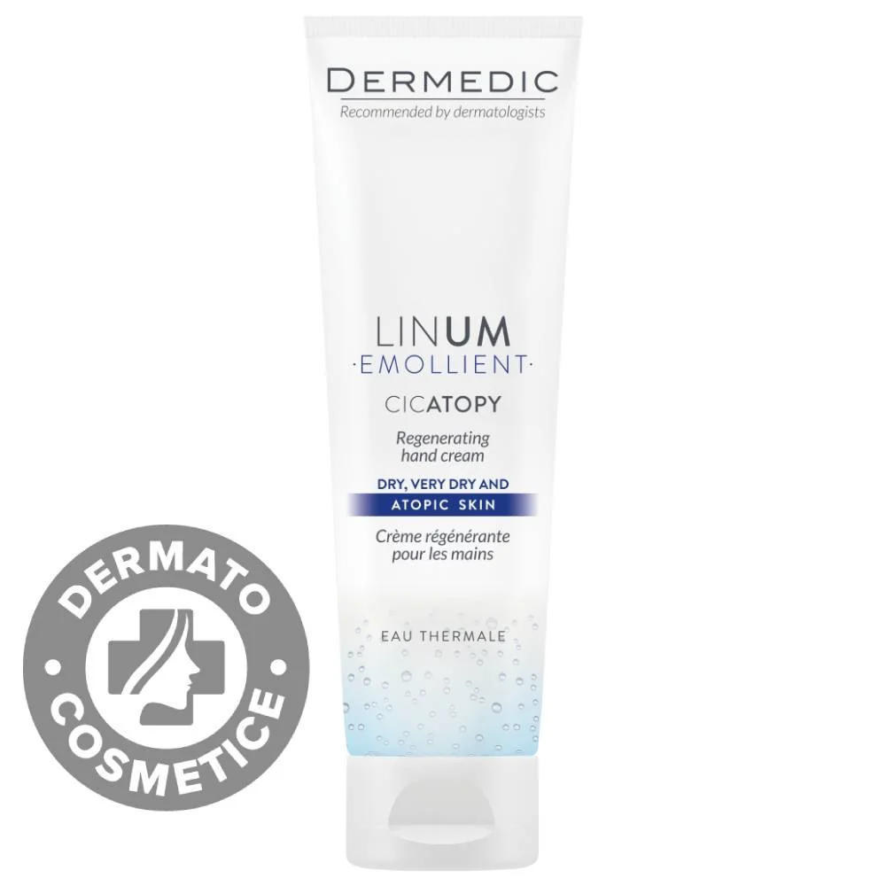 Crema de maini regeneranta Linum, 100ml, Dermedic