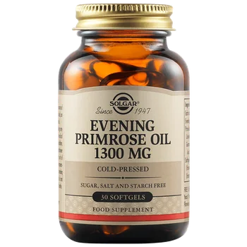 Ulei de Luminita noptii 1300mg, 30 capsule, Solgar