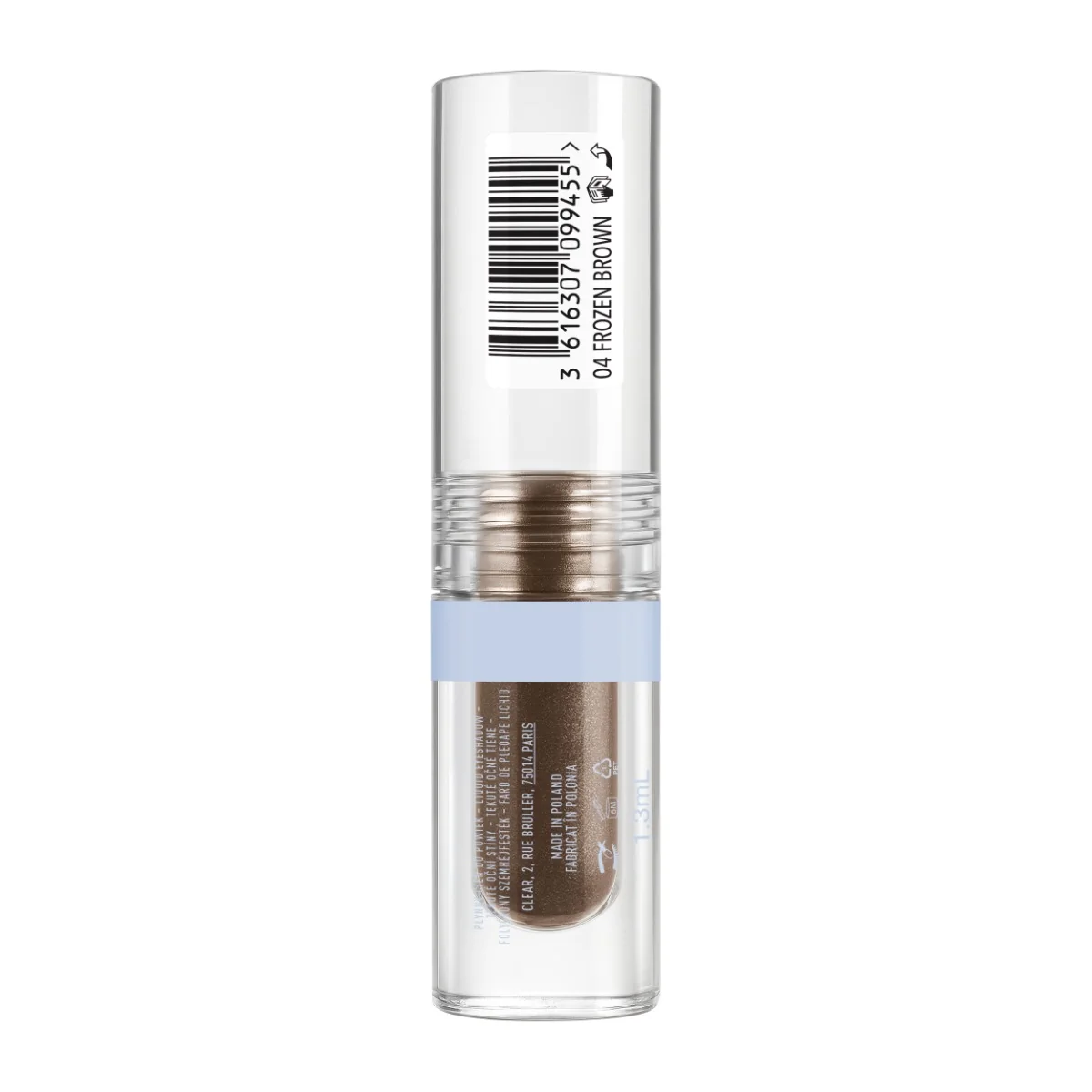 Fard de pleoape lichid Studio Color 04 Frozen Brown, 1.3ml, Miss Sporty