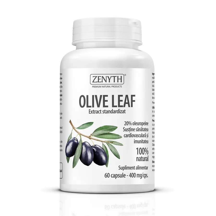 Olive Leaf 400mg, 60 capsule, Zenyth