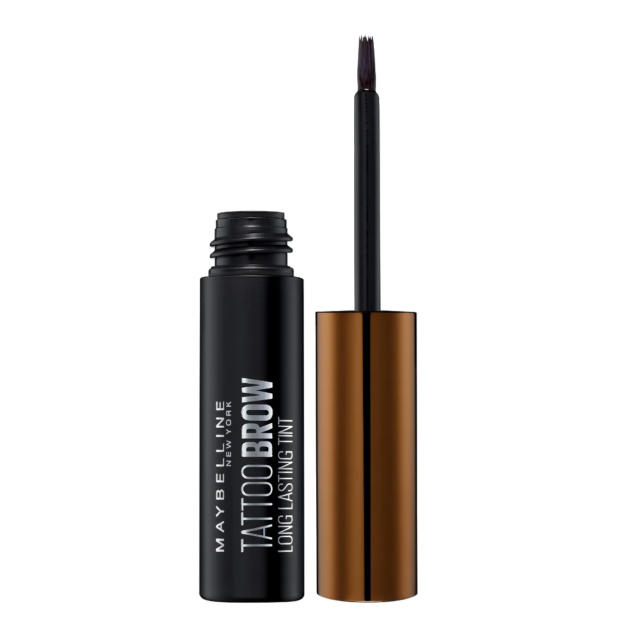 Vopsea gel pentru sprancene Tattoo Brow Peel-Off Tint Medium Brown, 4.9g, Maybelline