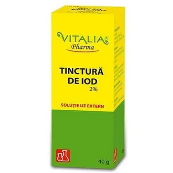 Tinctura de iod 2%, 40 g, Vitalia 