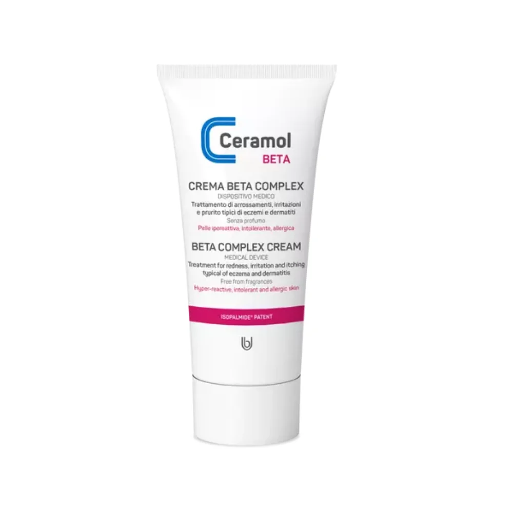 Tratament pentru eczeme, dermatite si roseata Beta, 50ml, Ceramol