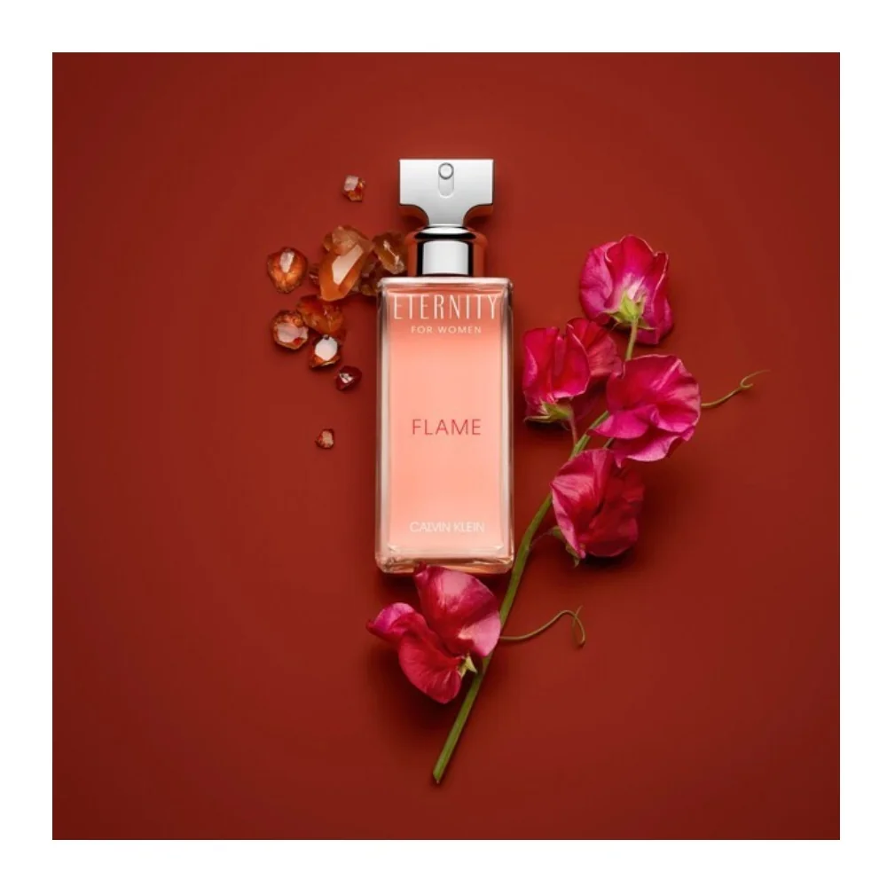 Apa de parfum pentru femei Eternity Flame, 100ml, Calvin Klein