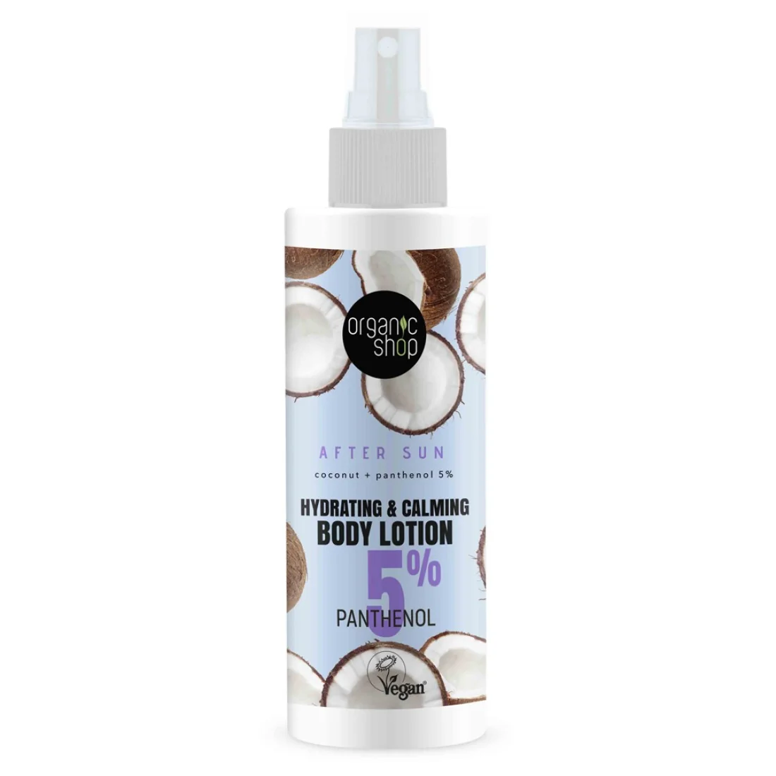 Lotiune de corp dupa expunerea solara, 150ml, Organic Shop
