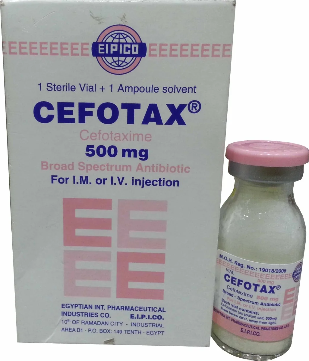 Cefotax 500mg, 1 flacon + 1 fiola, Eipico