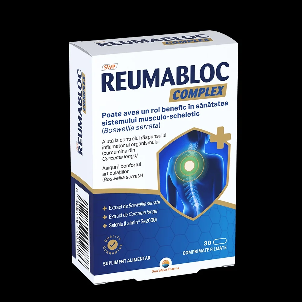 Reumabloc Complex, 30 comprimate filmate, Sun Wave Pharma 