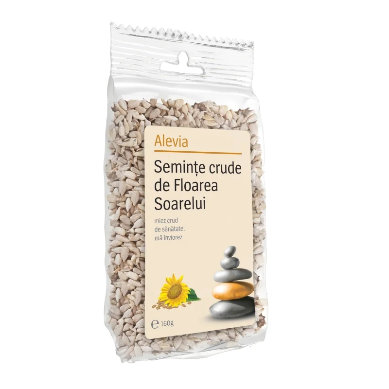 Seminte crude de Floarea-soarelui, 160g, Alevia