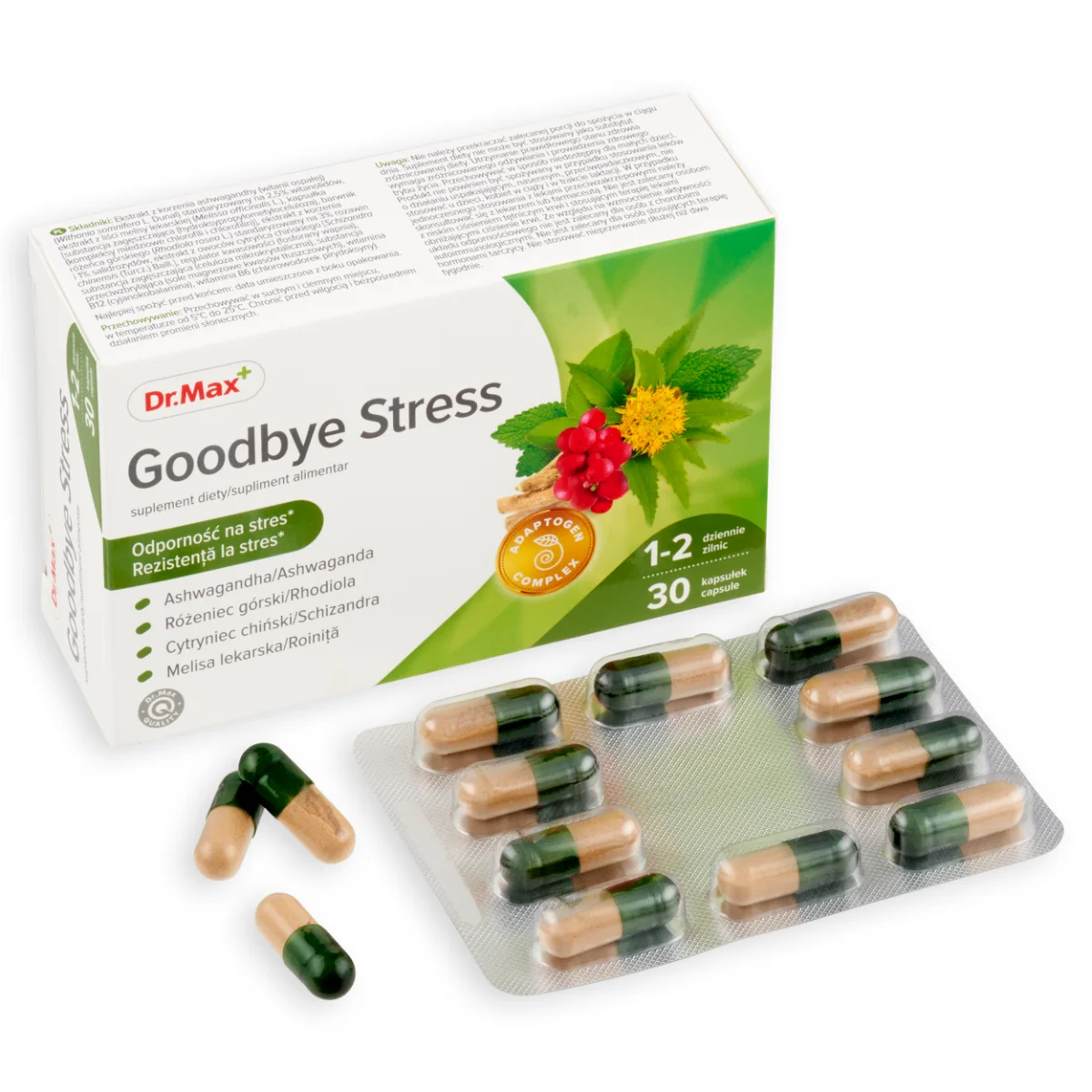 Dr. Max Goodbye Stress, 30 capsule​