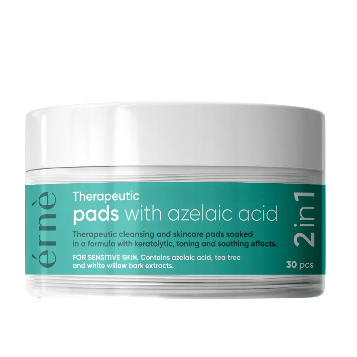 Plasturi faciali terapeutici cu Acid azelaic 2 in 1 pentru ten sensibil si irirat, 30 bucati, Erne