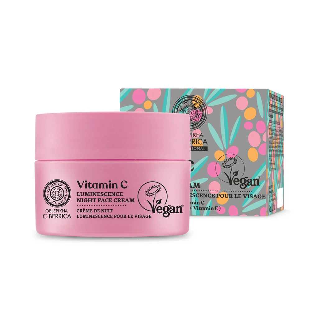 Crema de noapte Oblepikha C-Berrica Luminescence, 50ml, Natura Siberica