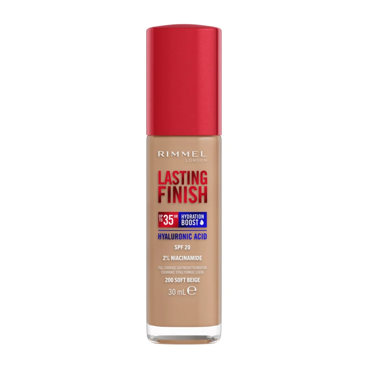 Fond de ten Lasting Finish 35H 200 Soft Beige, 30ml, Rimmel London