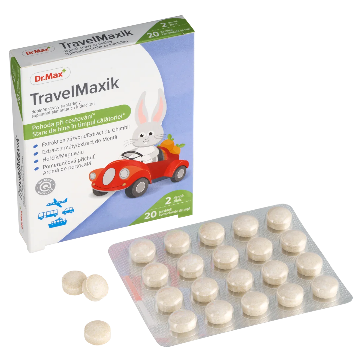 Dr. Max TravelMaxik, 20 comprimate de supt