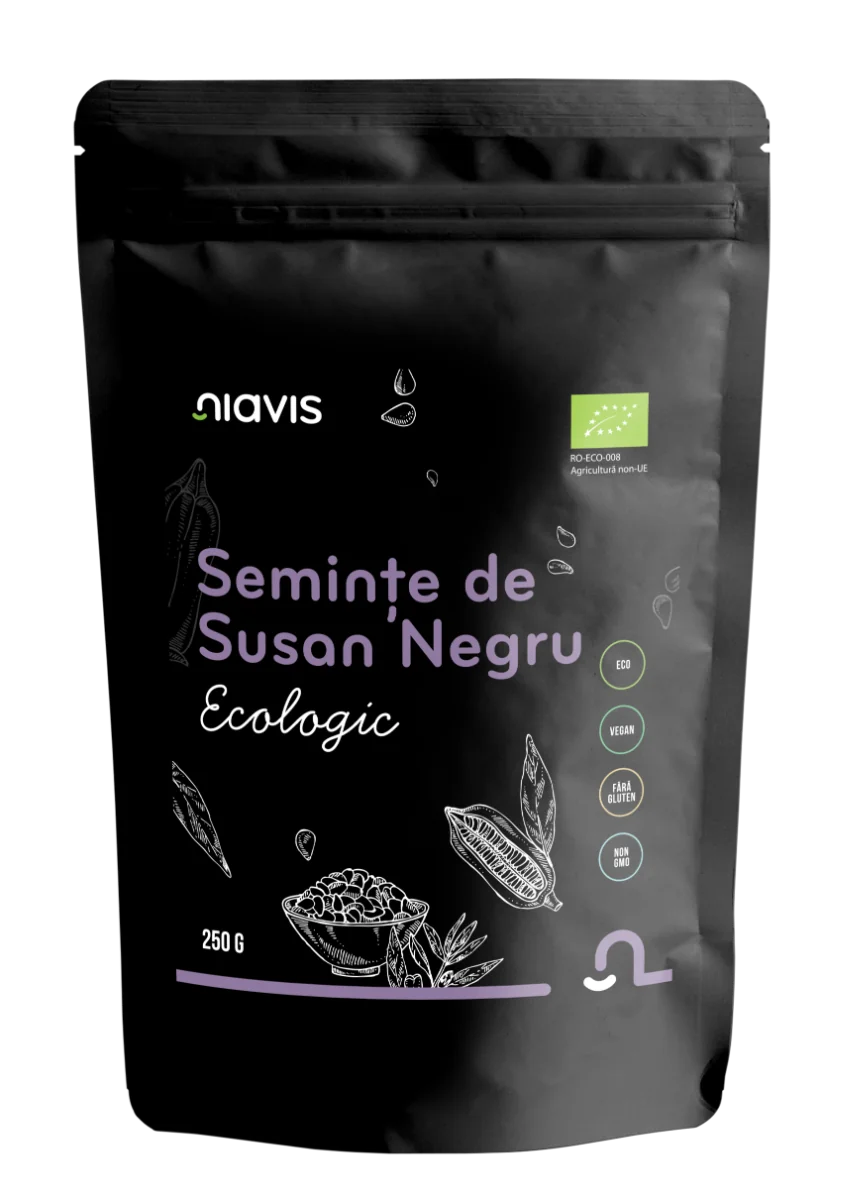 Susan negru ecologic, 250g, Niavis