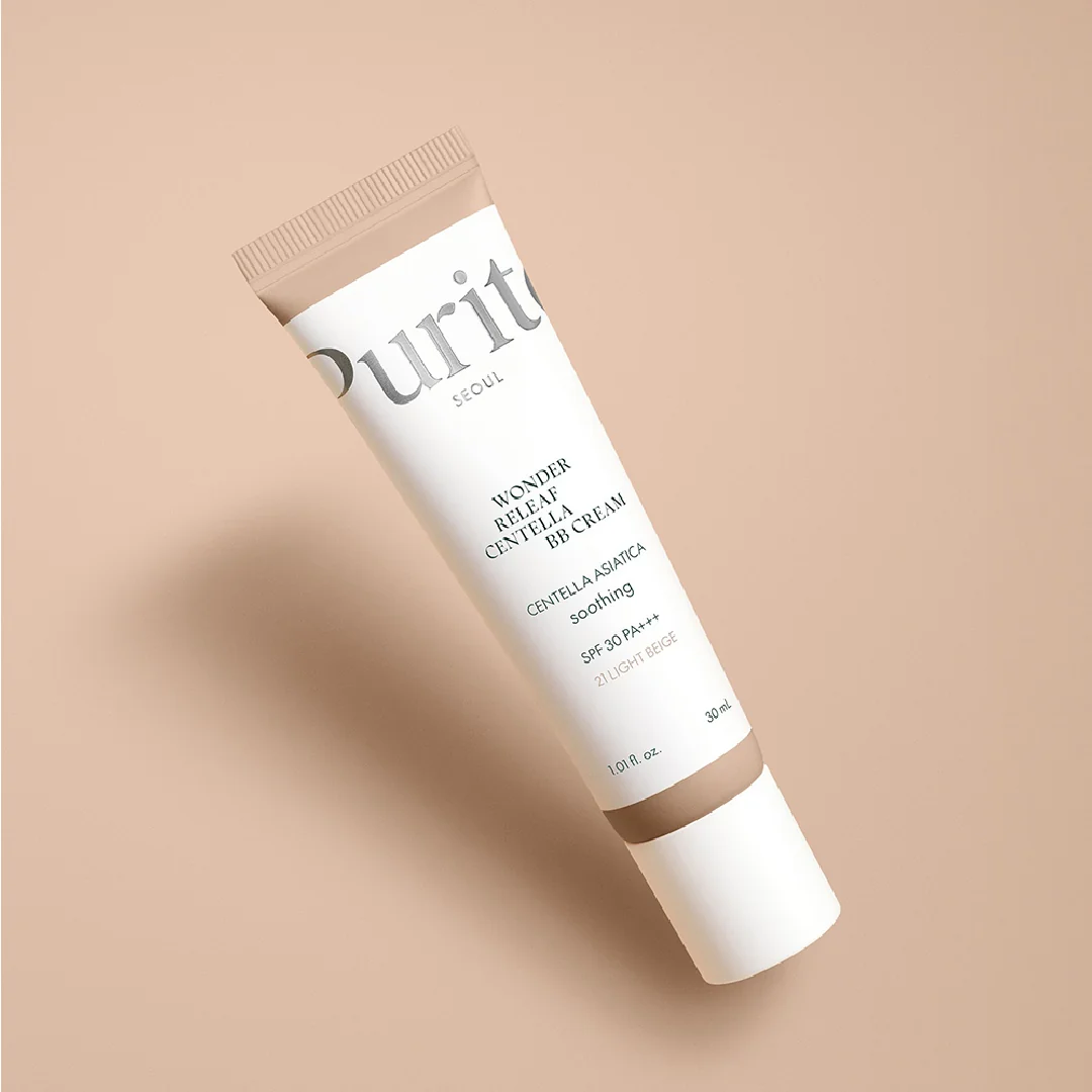 BB Cream cu SPF30 PA+++ Wonder Releaf Centella 21 Light Beige, 30ml, Purito