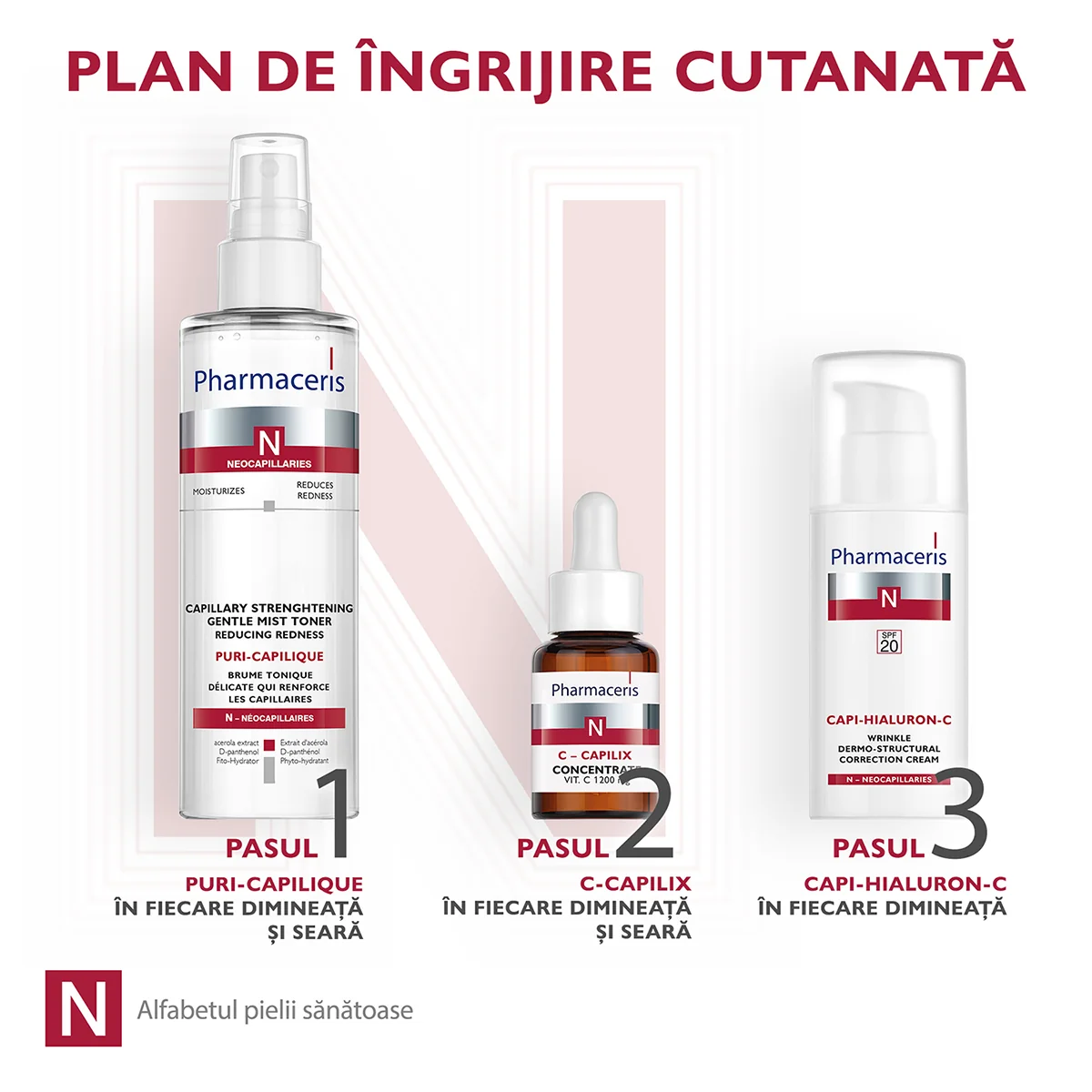 Concentrat cu vitamina C 1200mg C-Capilix N, 30ml, Pharmaceris