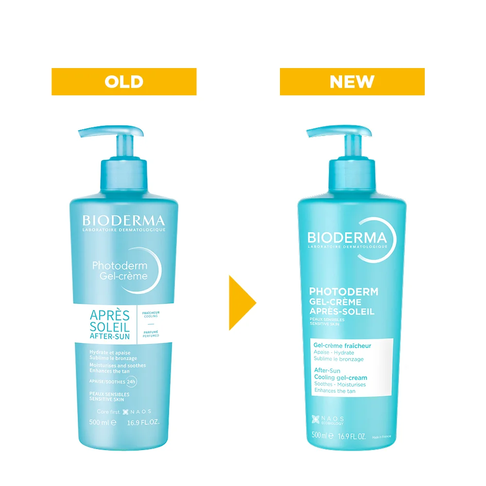 Gel-crema dupa expunerea la soare pentru piele sensibila Photoderm Apre-Soleil, 500ml, Bioderma