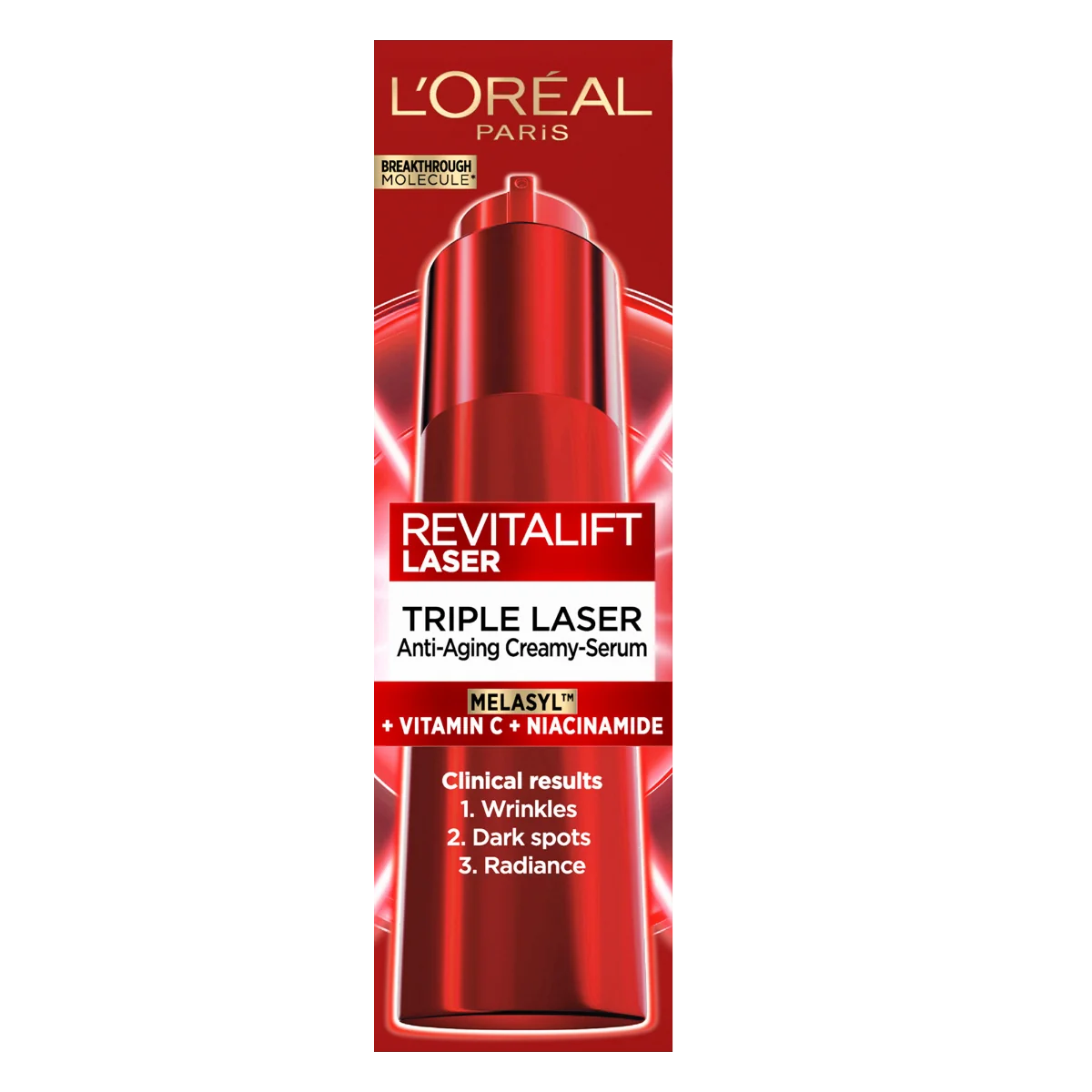 Serum-crema anti-imbatranire Revitalift Laser Melasyl, 50ml, L'Oreal Paris