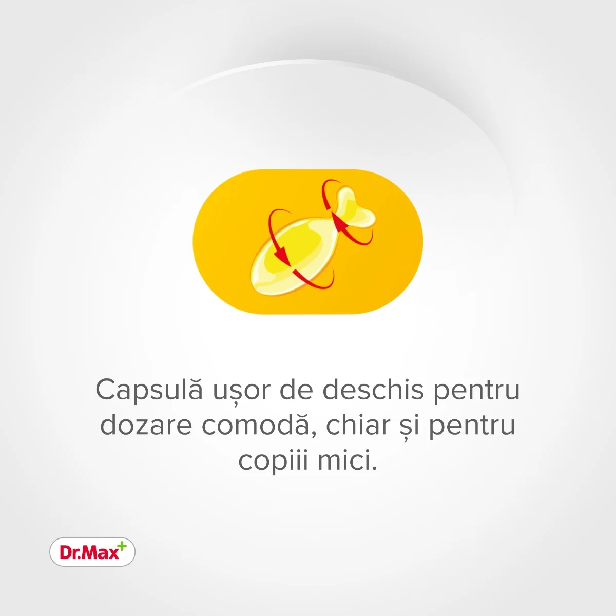 Dr. Max Vitamina D3 Kids pentru copii, 30 capsule twist-off