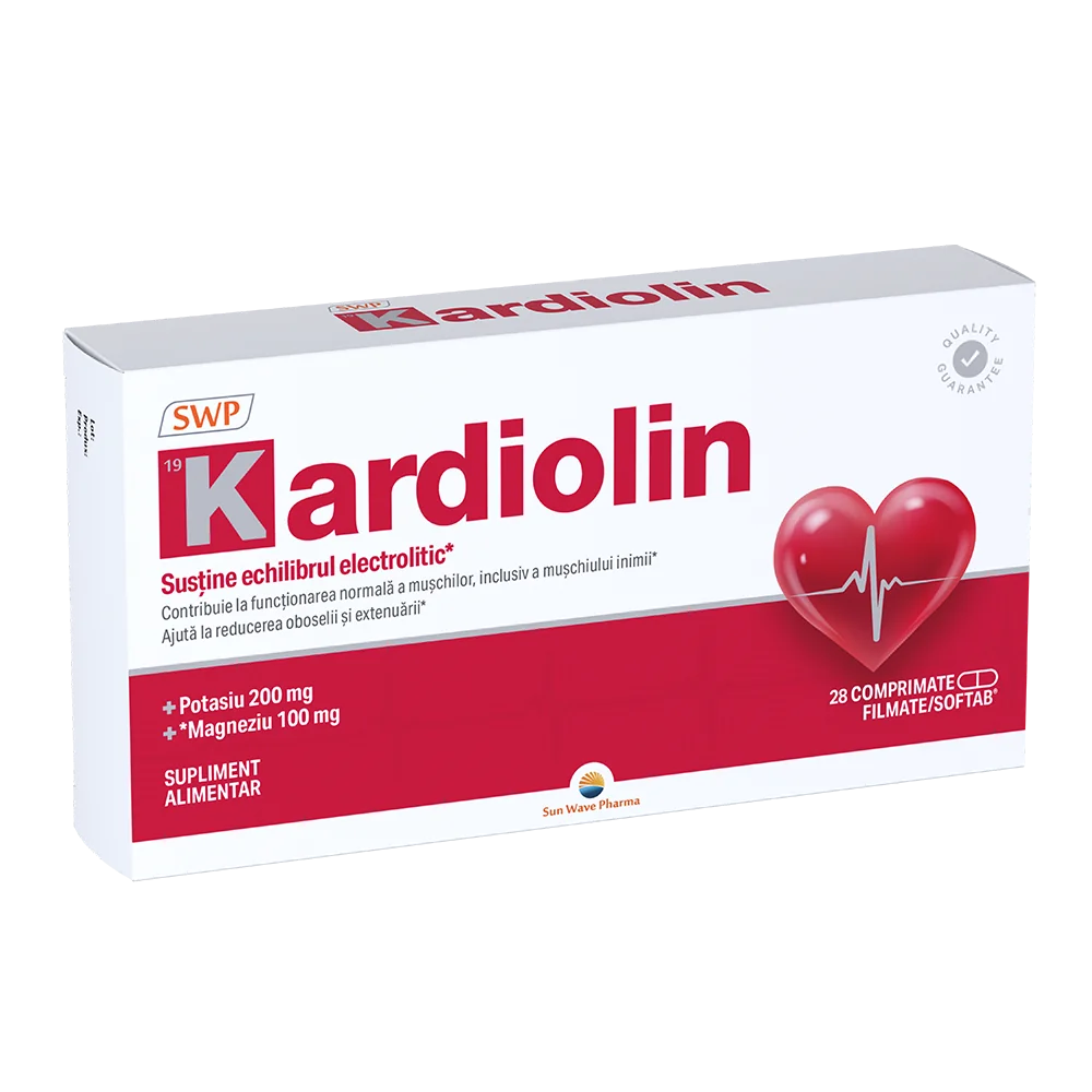 Kardiolin, 28 comprimate filmate, Sun Wave Pharma 