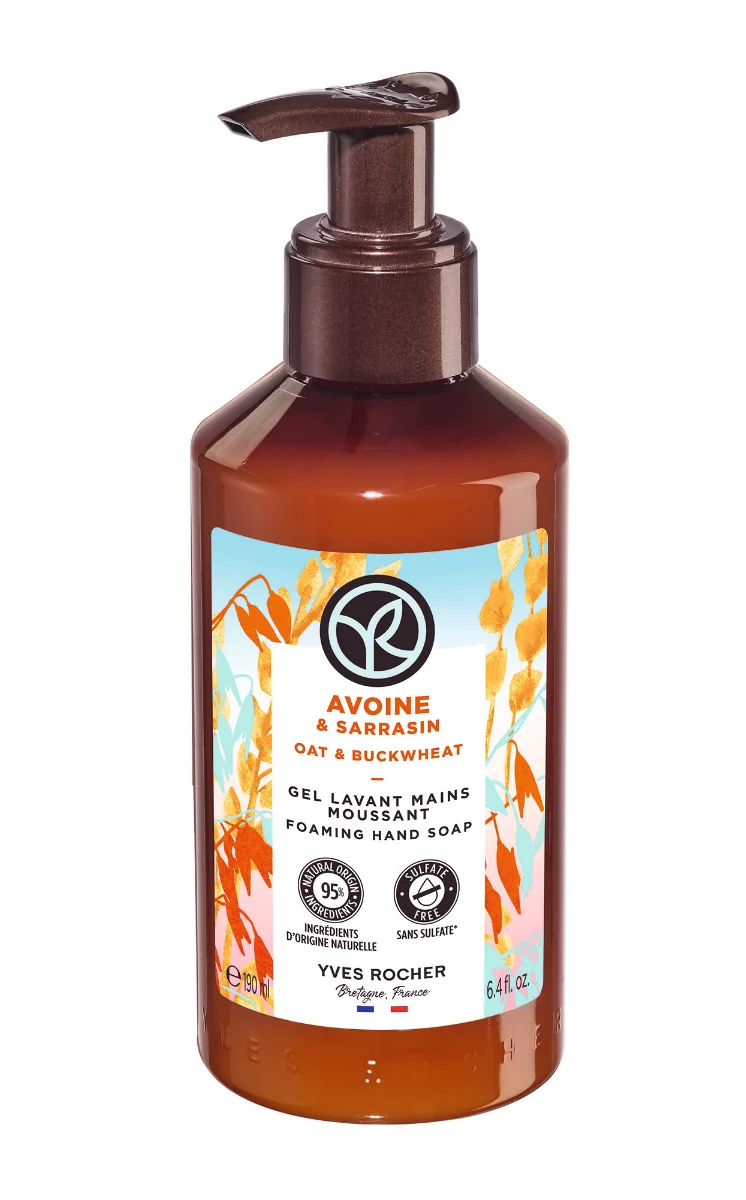 Gel pentru spalarea mainilor Ovaz & Hrisca, 190ml, Yves Rocher 