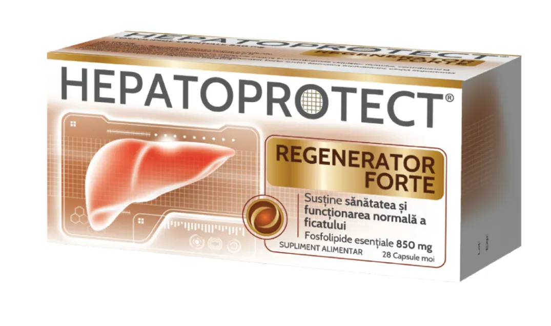 Hepatoprotect Regenerator Forte 850mg, 28 capsule, Biofarm