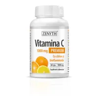 Vitamina C Premium cu citrice si bioflavonoide, 60 capsule, Zenyth