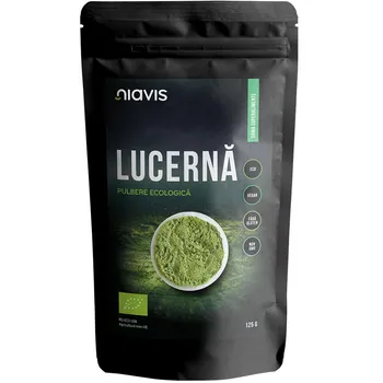 Lucerna (Alfalfa) Pulbere ecologica, 125g, Niavis 