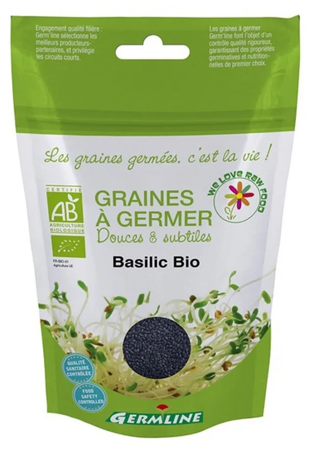 Seminte de busuioc pentru germinat Bio, 100g, Germline