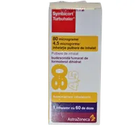 Symbicort Turbuhaler 80/4.5mcg, 60 doze, AstraZeneca