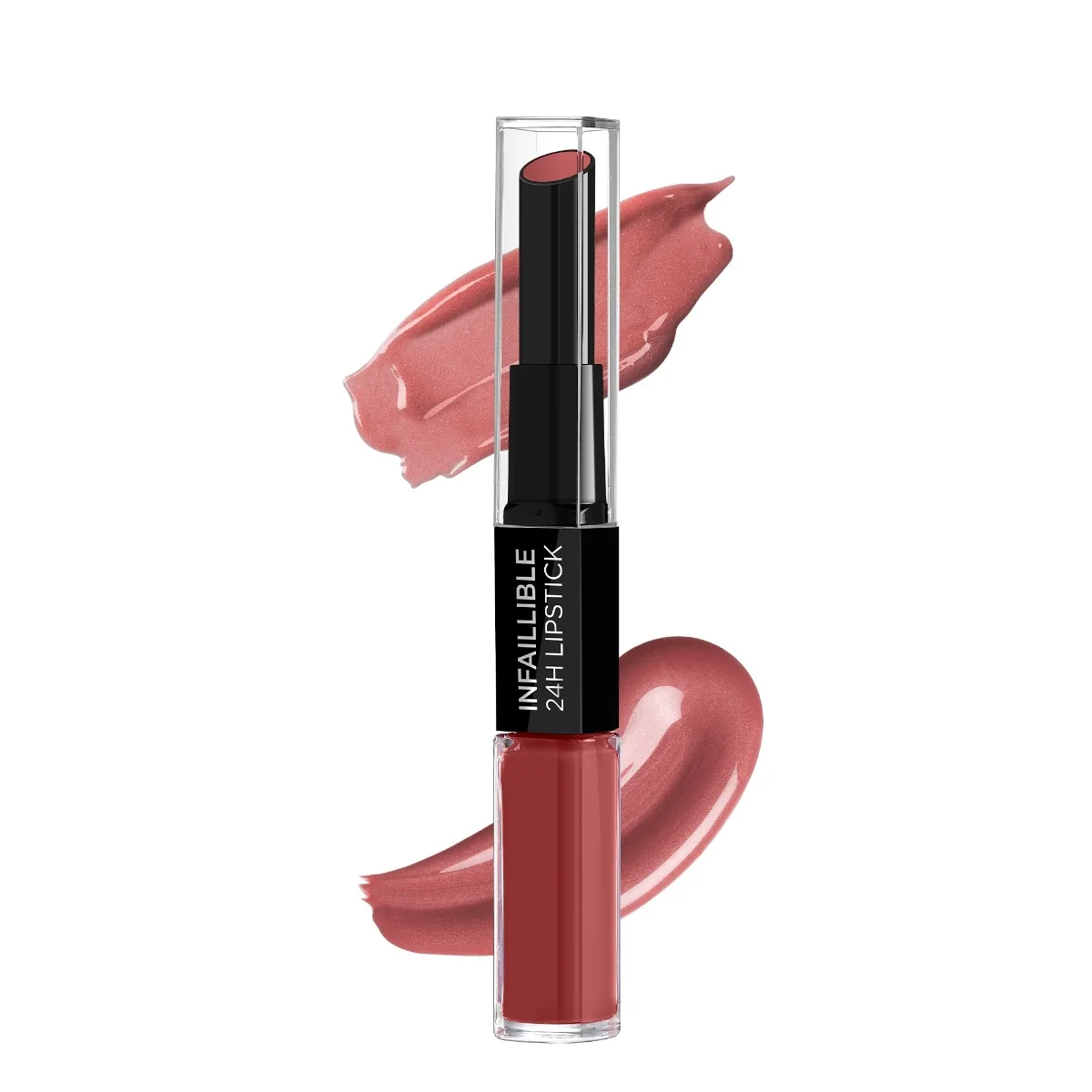 Ruj rezistent la transfer Infaillible Long Lasting Parisian Nudes 801 Toujours Toffee, 5.6ml, L'Oreal Paris