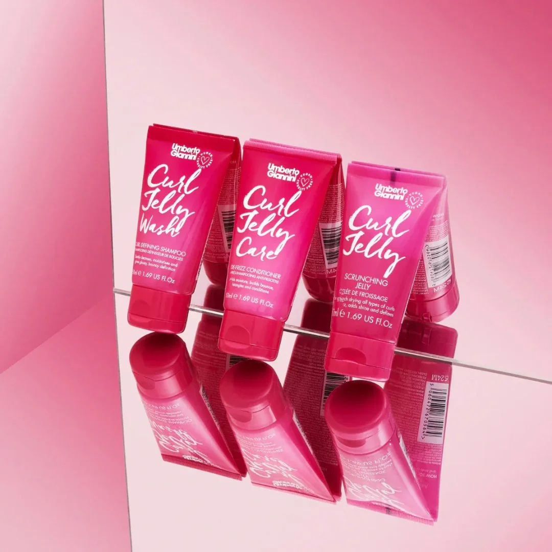 Set travel size pentru definirea buclelor Curl Jelly Care, 1 bucata, Umberto Giannini