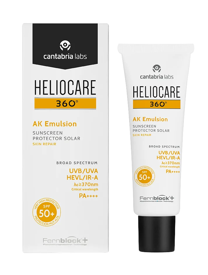 Emulsie AK Heliocare 360º cu SPF 50+, 50ml, Cantabria Labs