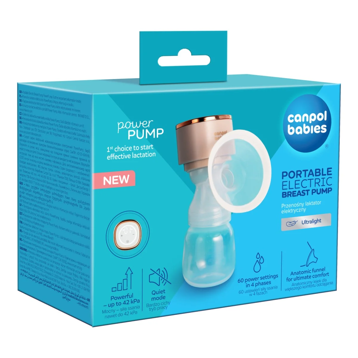 Pompa portabila de san electrica 20/107, 1 bucata, Canpol babies