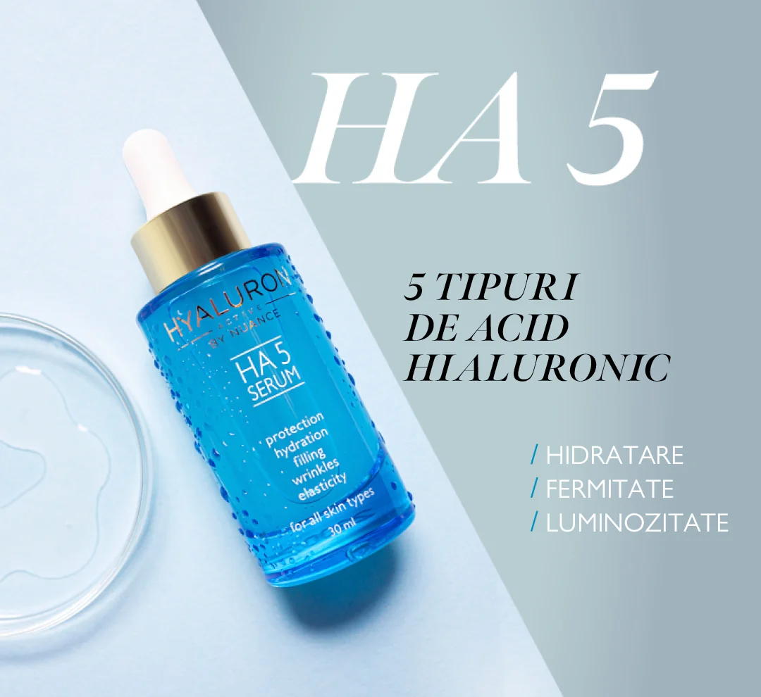 Crema de zi pentru ten uscat Hyaluron Active, 50ml, Nuance