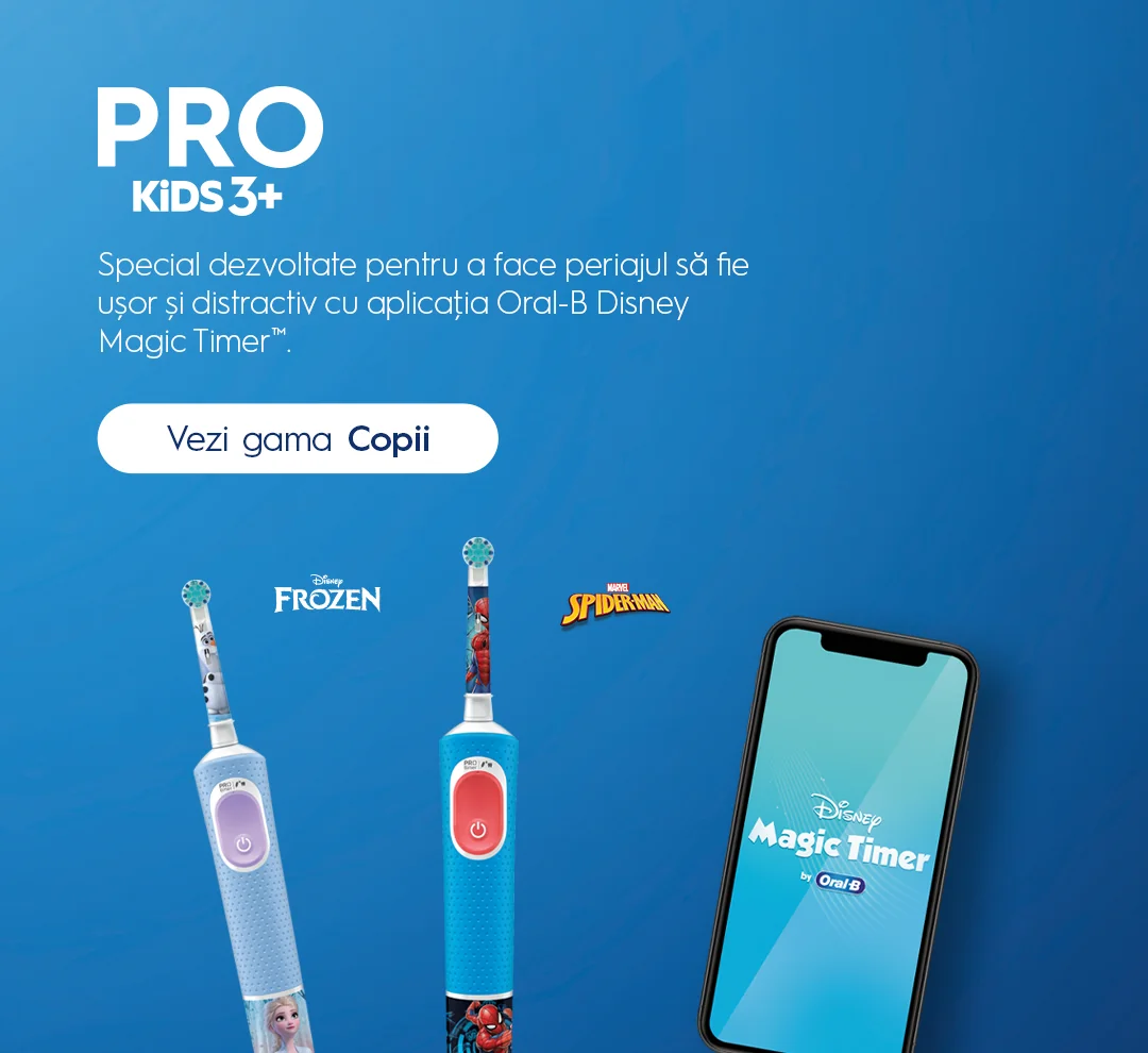 Vezi gama pentru copii Oral-B