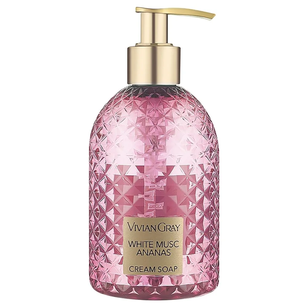 Sapun lichid pentru maini White Musc & Ananas, 300ml, Vivian Gray