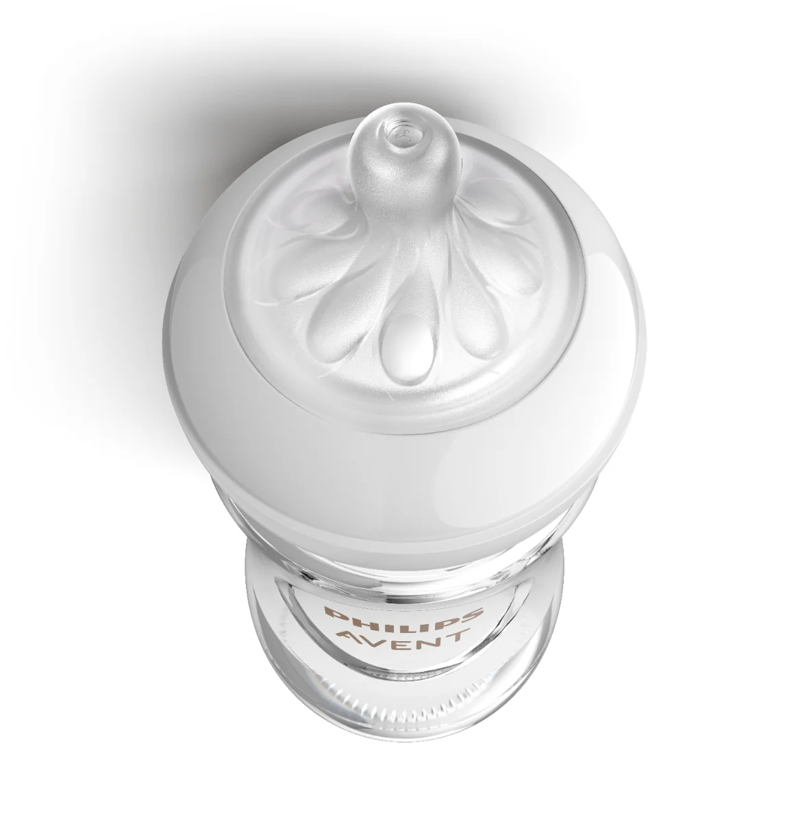 Set biberoane sticla Natural Response SCD878/11, 1x120ml + 2x240ml + 1x Suzeta, Philips Avent
