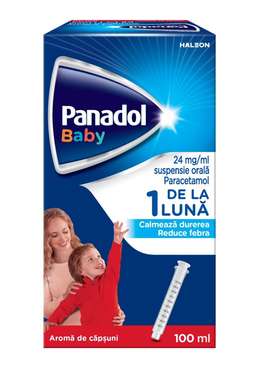 Panadol Baby suspensie orala 24mg/ml, 100ml, Haleon