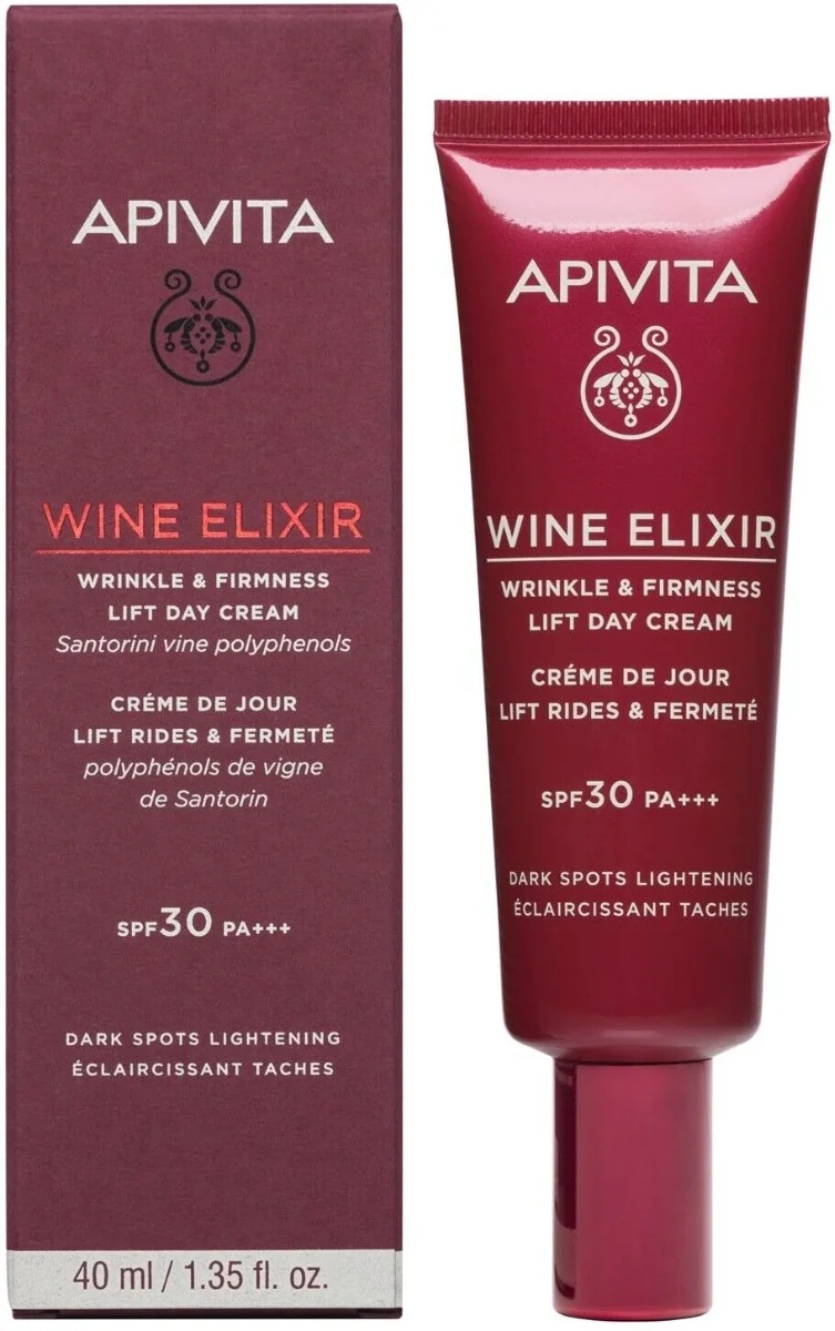 Apivita Crema de zi antirid si fermitate Wine SPF30, 40ml