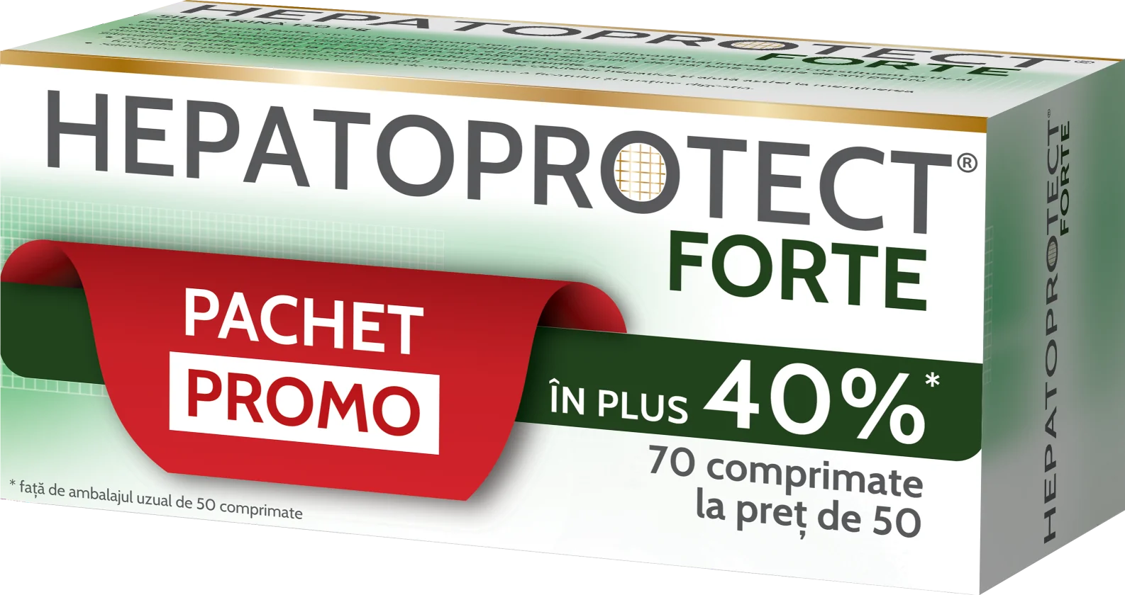 Hepatoprotect Forte Pachet Promo, 70 comprimate la pret de 50 comprimate, Biofarm