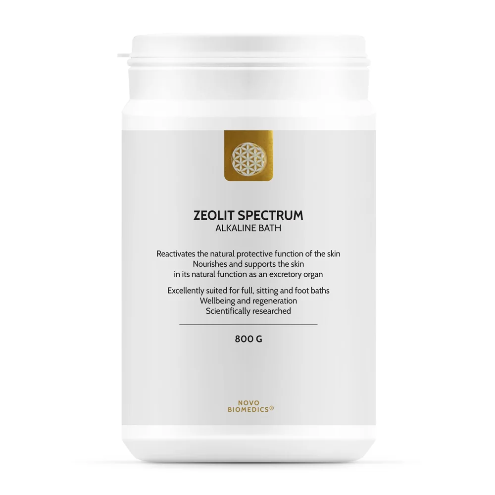 Zeolit Spectrum Sare de baie alcalina, 800g, Novo Biomedics