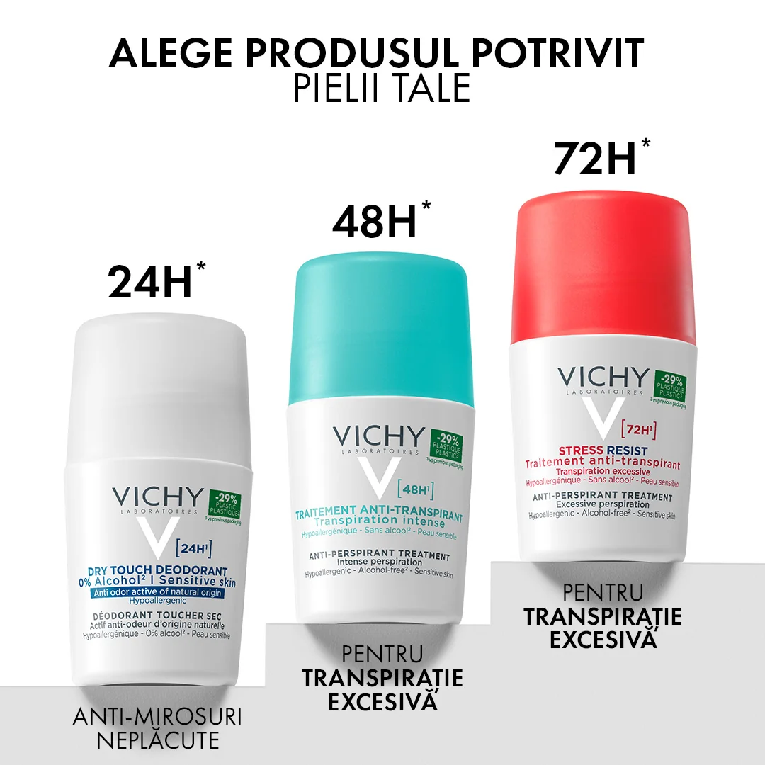 Deodorant roll-on Stress-Resist 72h, 50ml, Vichy