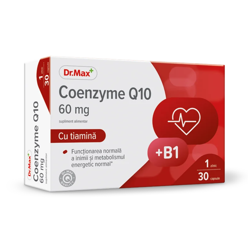 Dr. Max Coenzima Q10 60mg, 30 capsule moi