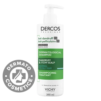Sampon tratament anti-matreata grasa Dercos, 390ml, Vichy