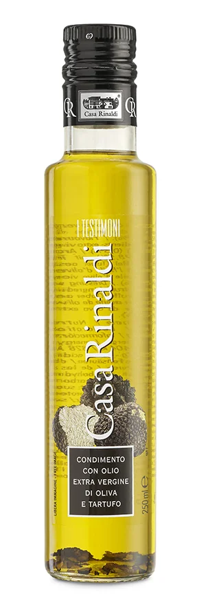 Ulei de masline extravirgin aromatizat cu trufe, 250ml, Casa Rinaldi