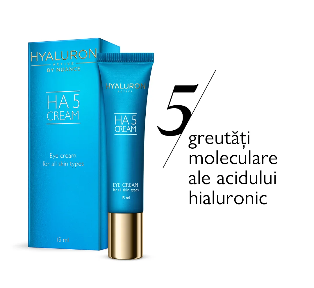 Crema de ochi Hyaluron Active, 15 ml, Nuance