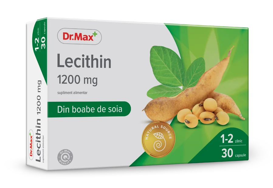 Dr. Max Lecitina 1200mg, 30 capsule moi